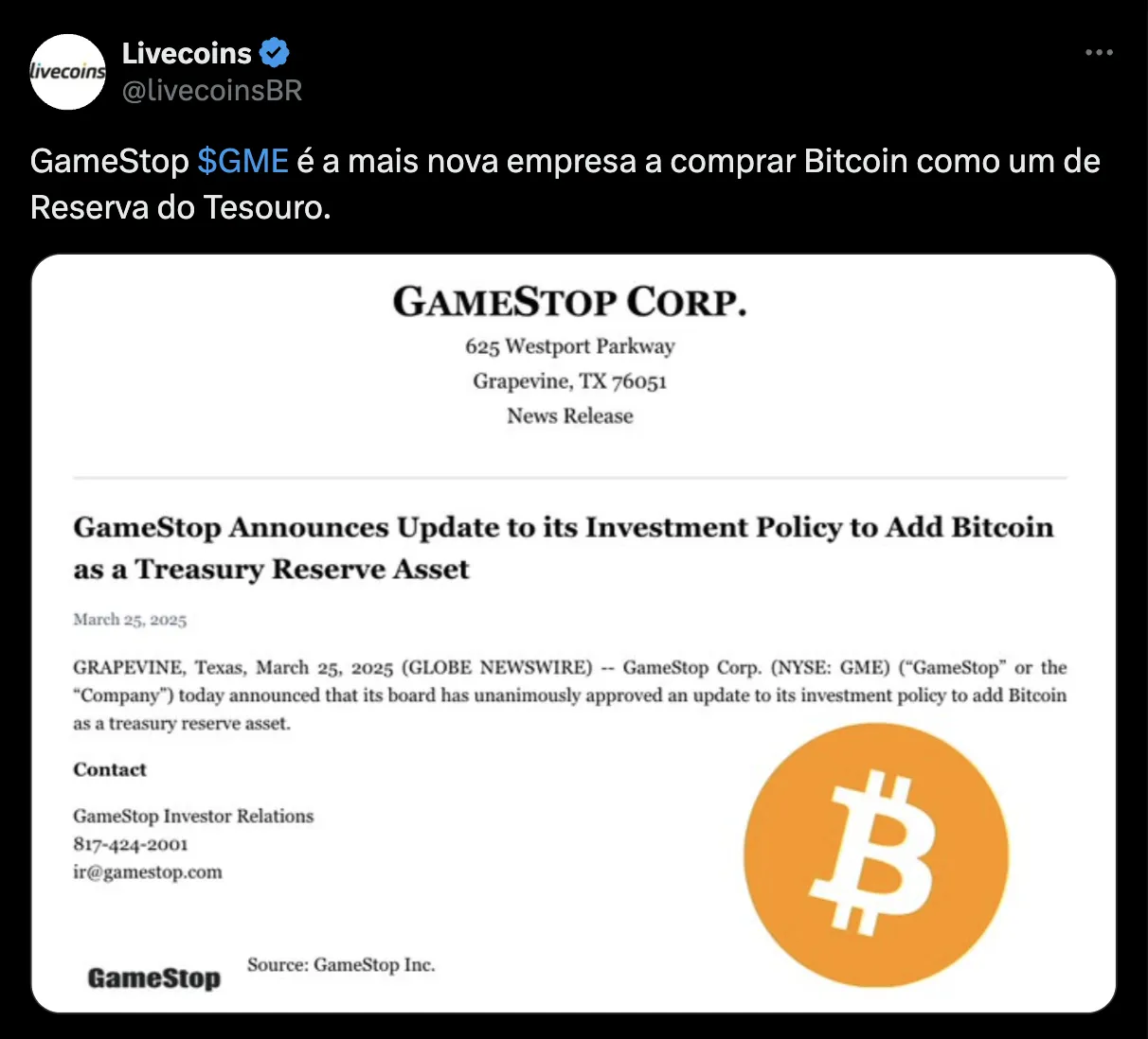 Gráfico de hashrate do Bitcoin