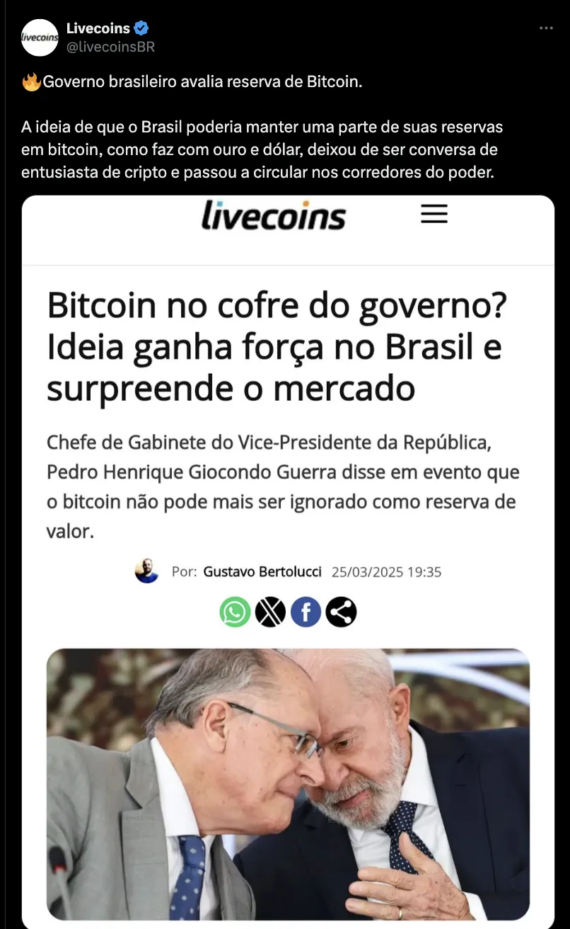Presidente de Portugal com o símbolo do Bitcoin