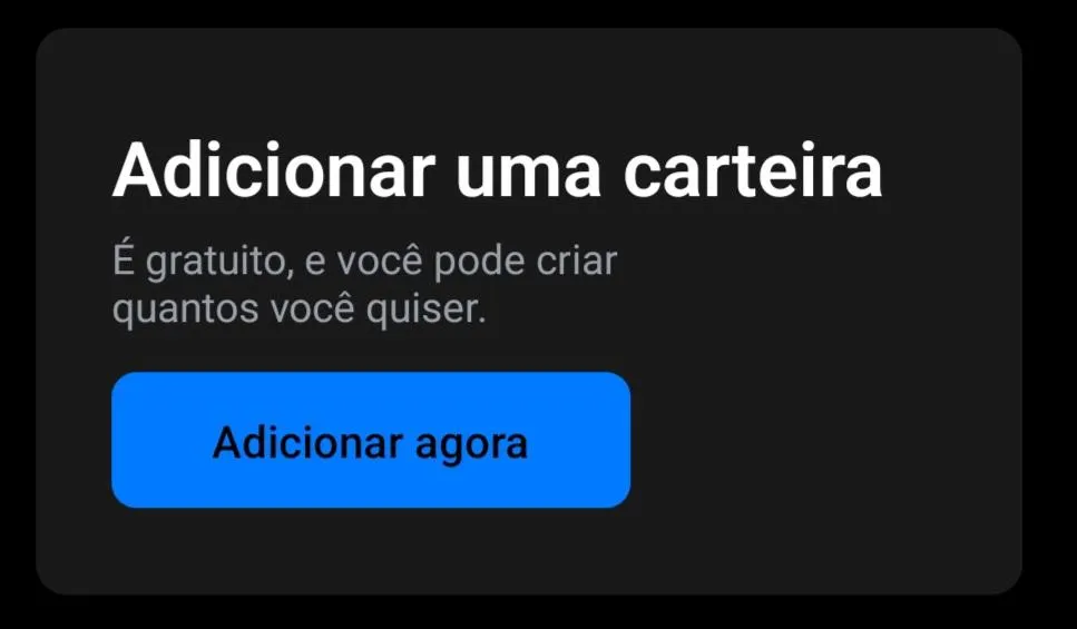 Passo 12 para criar carteira de Bitcoin: Importar carteira