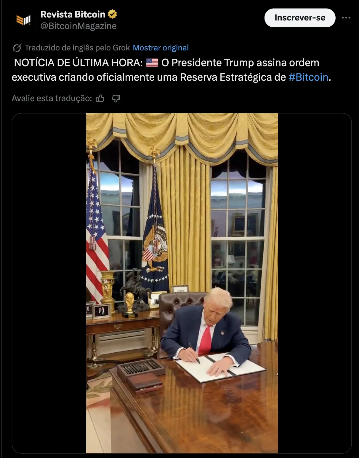 Políticos discutindo Bitcoin