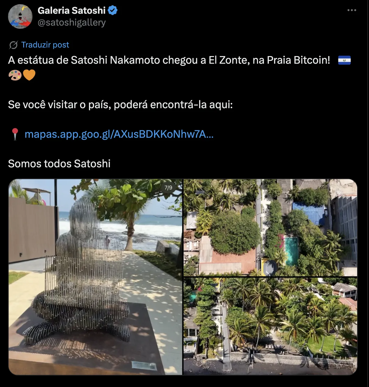 Arte de rua sobre Bitcoin